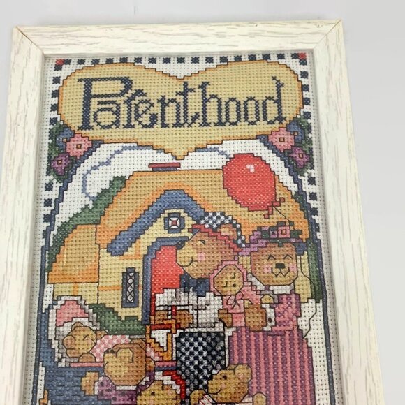 Counted Cross Stitch Kit "Parenthood" #9461 Design Works Craft Bears Family - Picture 2 of 6